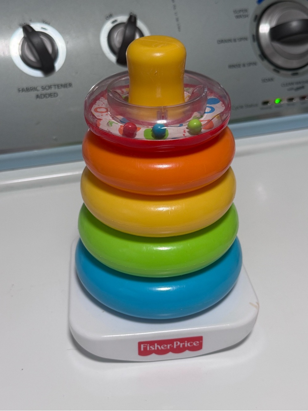 Fisher-Price Bright Rainbow Stacking Rings